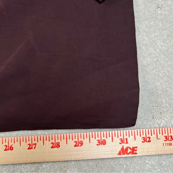 A New Day Wide Leg Pants Brown High Rise Loose Hip & Thigh NEW Women's 8R - Picture 11 of 13